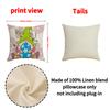 New Cute Rabbit Pillow Case Pink Combination Set Pillow Case Easter Atmosphere Arrangement Sofa Cushion