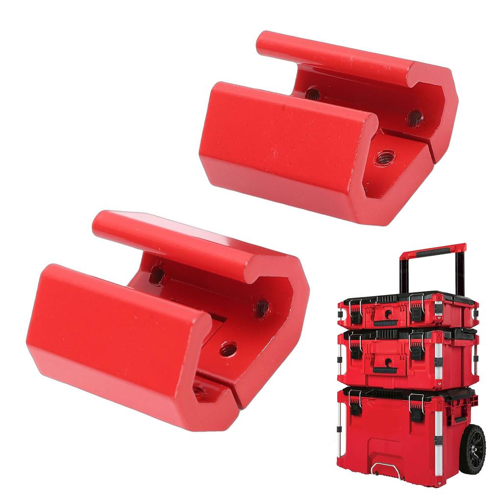 Hörnklämma för skena Passar   System Verktygslåda Sidskena   Adapterfästen Röd