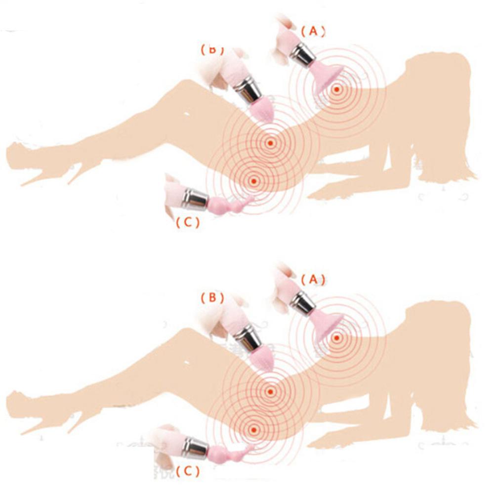 Sex Toys Adult Supplies Tongue Vibrator Three-piece Gourd Mini AV Rod Vibration Massage Licking Clitoris Stimulator Adult Toys