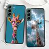Giraffes Have Long Necks Phone Case For Samsung A17 A14 A24 A34 A54 A03S A04S A13 A23 A33 A53 A70 A50S A30 A40 A51 A41 A20E A73