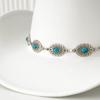 Trendy Unisex Turquoise Fedora with Bohemian Wide Brim for Parties