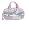 Pink Plaid Polka Dot Pencil Case Large Capacity Multi-Layer Pen Pouch for Middle School Girls Handheld Stationery Organizer
