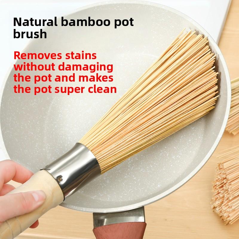 Natürliche Küchen Haushaltsreinigung Bambusbürste