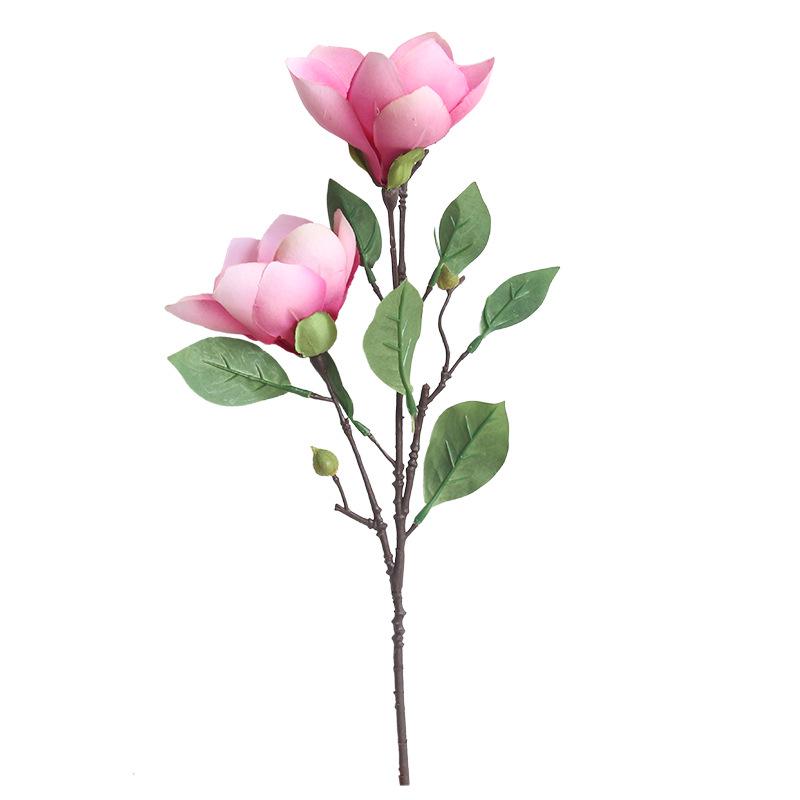 Artificial Spring Silk Flowers Magnolia Floral Wedding Arrangement Bouquet Decor