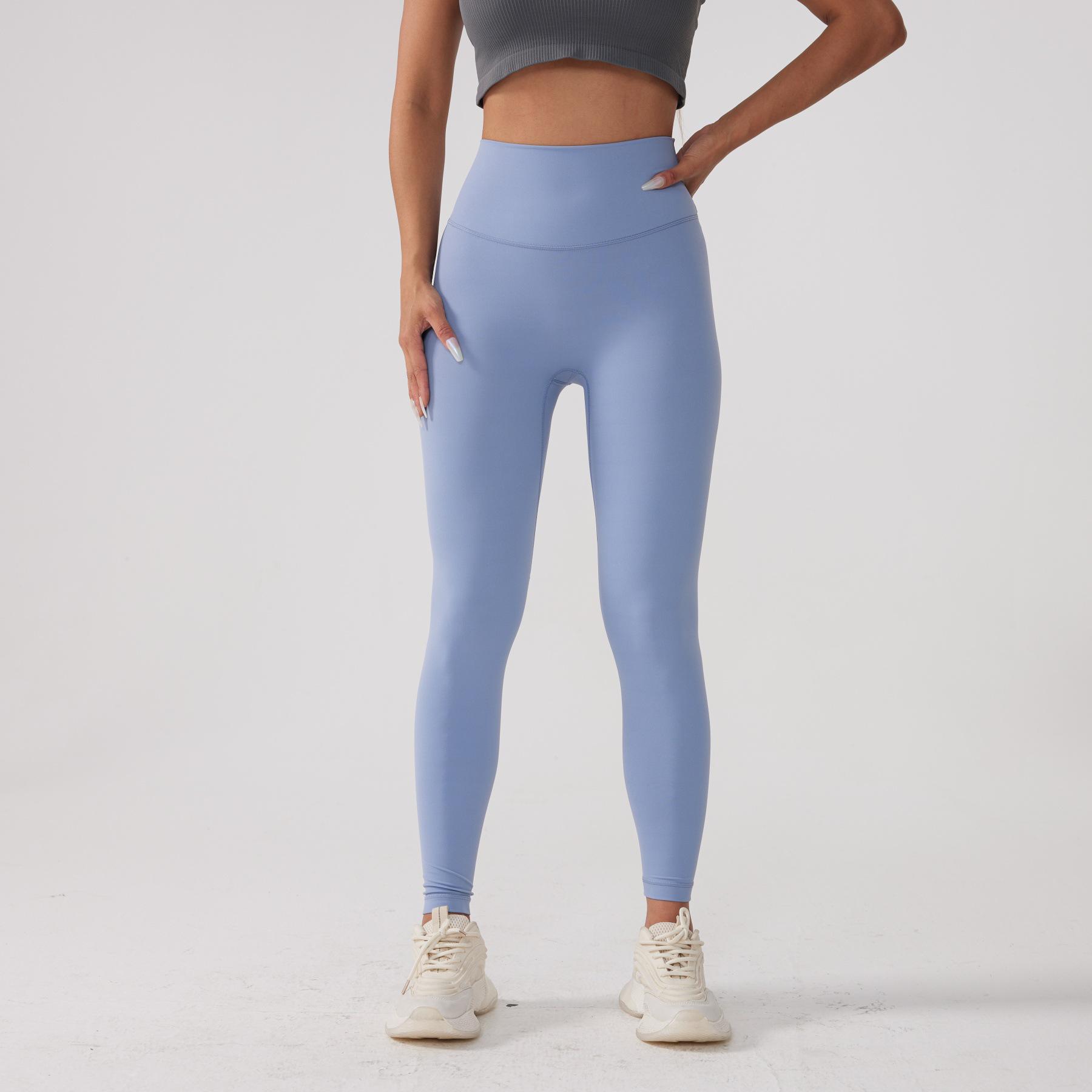 

Женские брюки для йоги NULS с высокой талией и эффектом подтяжки ягодиц – бесшовные, облегающие для спорта и фитнеса Large