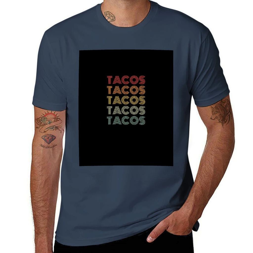 Tacos Retro Style Tshirt Urban Style Print Tshirt