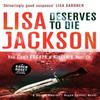 Deserves To Die by Lisa Jackson Paperback Book 9781444793253