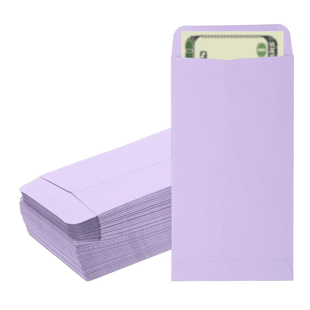 100 Stück 16,5x8,89cm Leere Geldpapierumschläge Geschenkkarte Verpackungsumschlag Bargeldumschläge Geldhaltertaschen für Schecks Tickets
