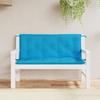Vidaxl Garden Bench Cushions, 2 Pcs, Blue, Oxford Fabric