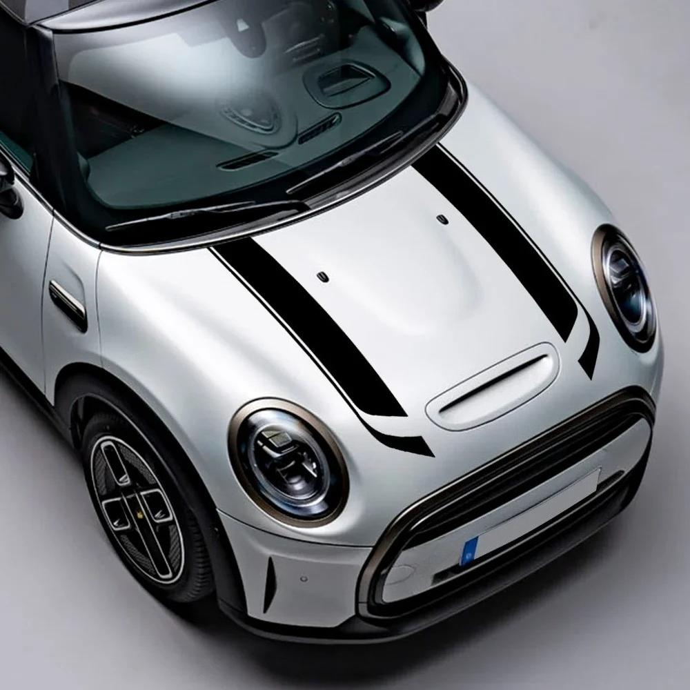 Auto Motorhaube Vinyl Aufkleber Gestreifte Dekoration Vinyl Aufkleber für Mini Cooper S JCW Countryman F56 F55 F60 R56 R60 R61 R56 F54