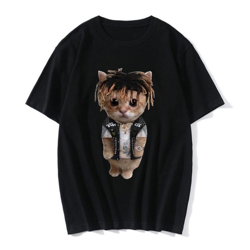 El Gato Meme Sad Crying Cat Munchkin Kitty 3D Print Men Women Unisex T-Shirt Summer Oversized T Shirts Casual Fashion Clothes
