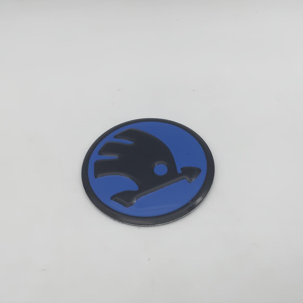 AAABU1 1 Stück 3D 42mm 43mm Auto-Emblem Lenkrad-Mittelabzeichen Aufkleber Dekal Styling Autozubehör Für Skoda