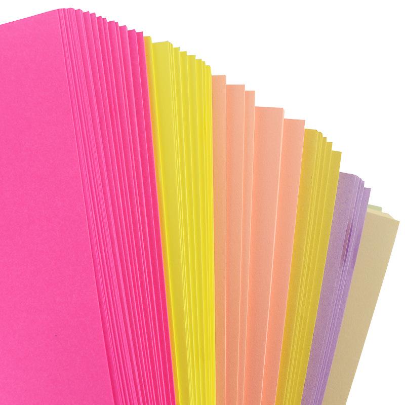 A4 Colored Origami Paper - 70g, 10 Colors, for Crafts and Printing