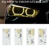 Angel Eyes DRL Boards For 2018 BMW X1 F48 F49 2016-2019 Yellow Xenon Headlight Daytime Running Light Module Chip 7428791 7428792