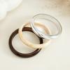 New 1Pcs/Set Vintage Geometric Resin Acrylic Round Bangles Women Simple Trendy Stackable Chunky Bracelet Charm Jewelry New