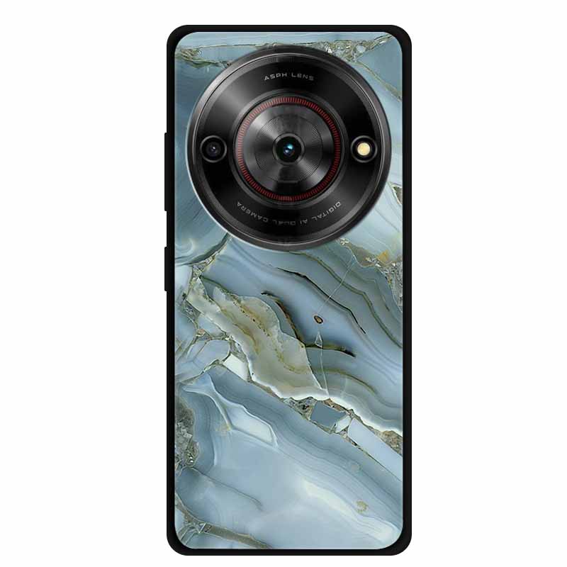 For ZTE Blade A75 5G Case Luxury Marble Silicone Soft Phone Cover for ZTE Blade A75 5G Protective TPU Back Shell Coque Capa A 75