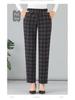 Women's High Waist Elastic Velvet Pants - Loose Straight Leg for Autumn/Winter