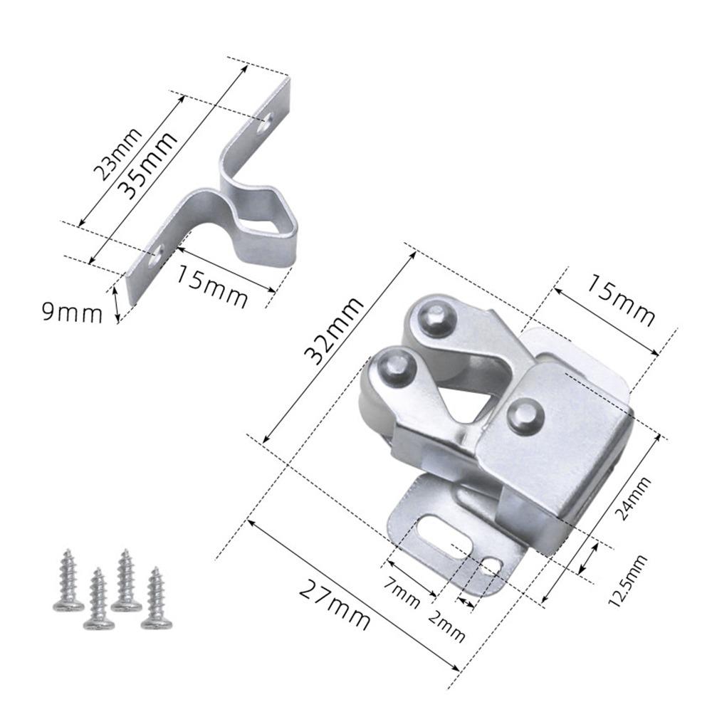 Antique Copper Color Magnet Cabinet Catches Magnetic Catch Free Screws Door Stop Roller Mechanism Buffer System