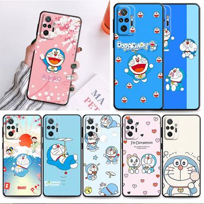 Capa de Telefone para Redmi Note 10 Lite 9S 9 7 8T 11 Pro 11T 10S 8 11S 9T 5G Note11 4G Capa Bonita Doraemon Desenho Animado Silicone