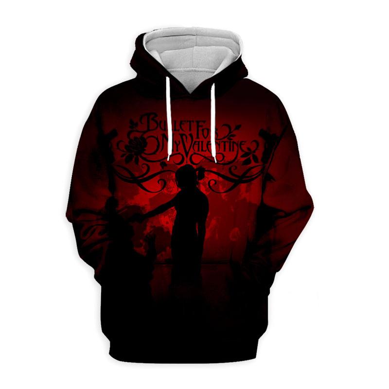 Bullet for My Valentine Rockband 3D-Druck Hoodies Herren Damen Übergroße Sweatshirts Hoodie Männliche Pullover Trainingsanzüge Herren Kleidung