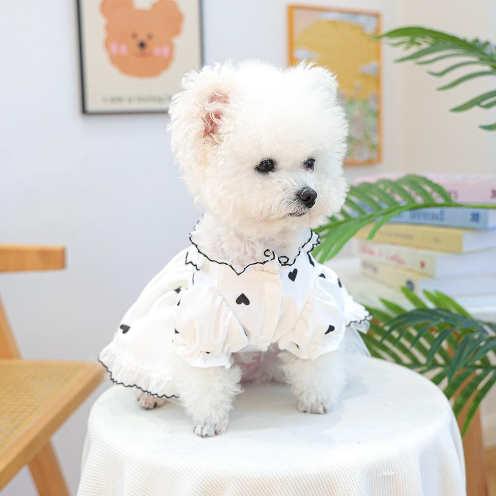 Lightweight Dog Princess Dress Cute Dog Fluffy Skirt Stylish Cat Apparel  For Small Medium Cat Dogs