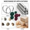6Pcs Scouring Pads Non Woven Abrasive Drill Cleaning Kit, Abrasive Buffing Polishing Wheel Drill Attachment Set
