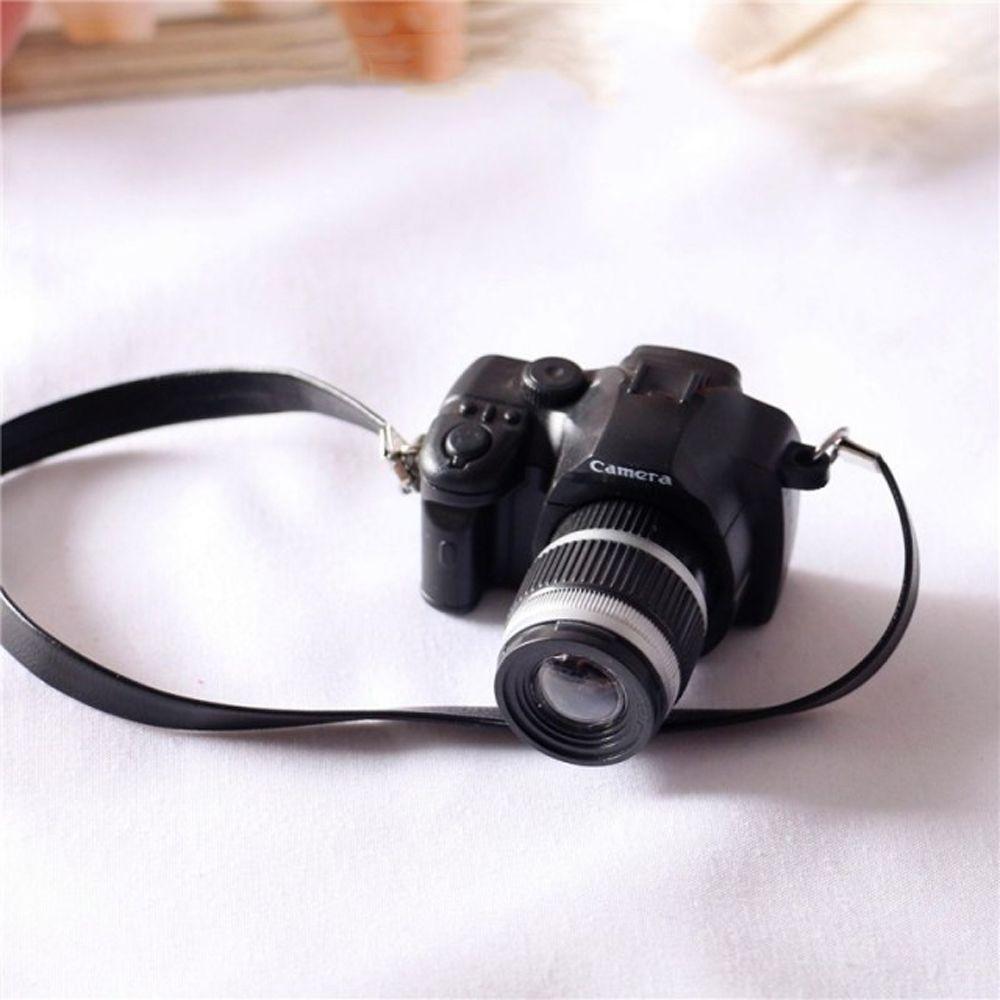 Toy 1/6 Doll Dollhouse Miniature Camera Doll SLR Camera Mini Doll Camera Miniature Digital Camera