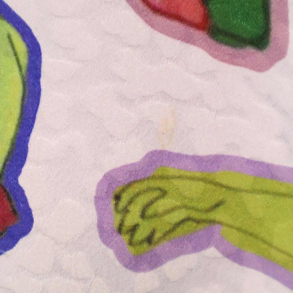 Stella Mccartney THE BEATLES Beatles Collaboration Silk Yellow Submarine Movie Long Sleeve Shirt Women Used