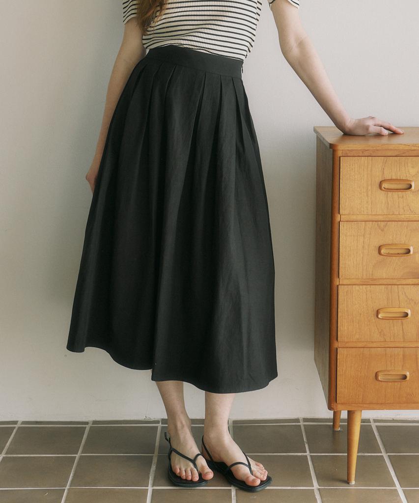 Our Hope Jane Flare Skirt - Black