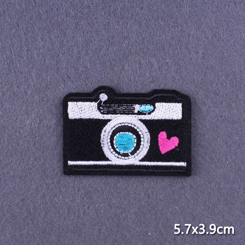 Purple Style Iron On Patch Thermoadhesive Patches For Clothes Anger Baby Girl Embroidery Patch For Hat/T-Shirt Fusible Sewing