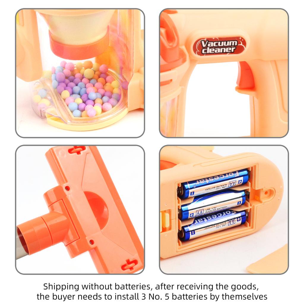 Children'S Electric Mini Vacuum Cleaner Toy Simulation Housework Dust Catcher For Kids Birthday Gifts Educational Pretend Toys