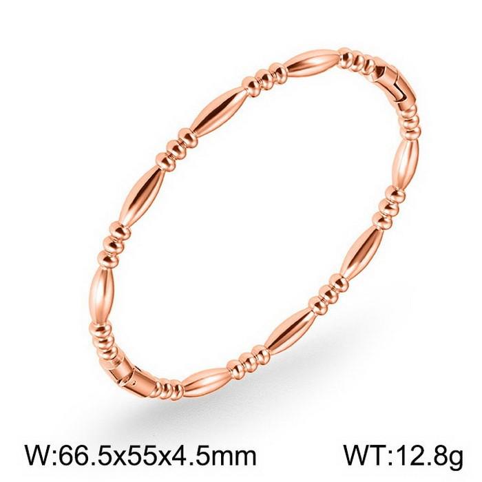 Women's Minimalist Bamboo Joint Titanium Steel Bracelet - Light Luxury, Exquisite High-End Design