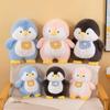 Cute Penguin Baby Plush Toy Doll Gray Penguin Doll with Skirt Sleeping Pillow Gift Female