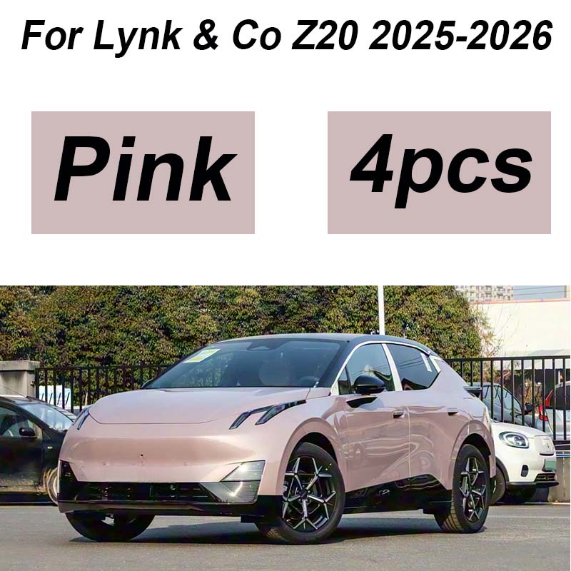 For Lynk & Co Z20 Accessories 2025 2026 4PCS Painted Front Mudguards Splash Guards Rear Muds Fender Flare Wheels Car Accessories
