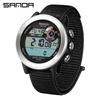 Reloj Deportivo Impermeable Unisex Sanda con Podómetro, 2 Alarmas y Rastreador de Calorías