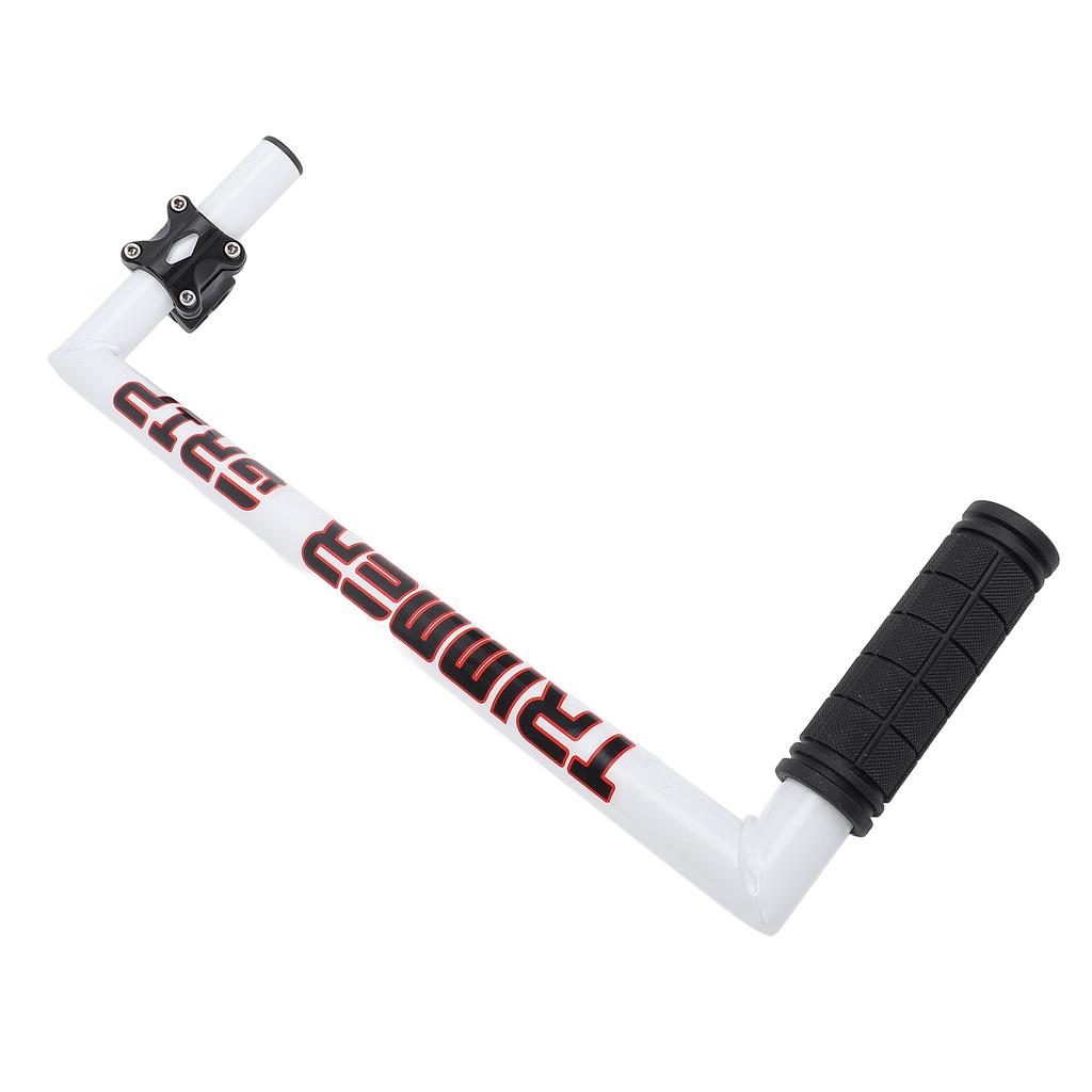 Ergonomic Trimmer Grip for Weed Grass Trimming Handle Extension Labor Saving White