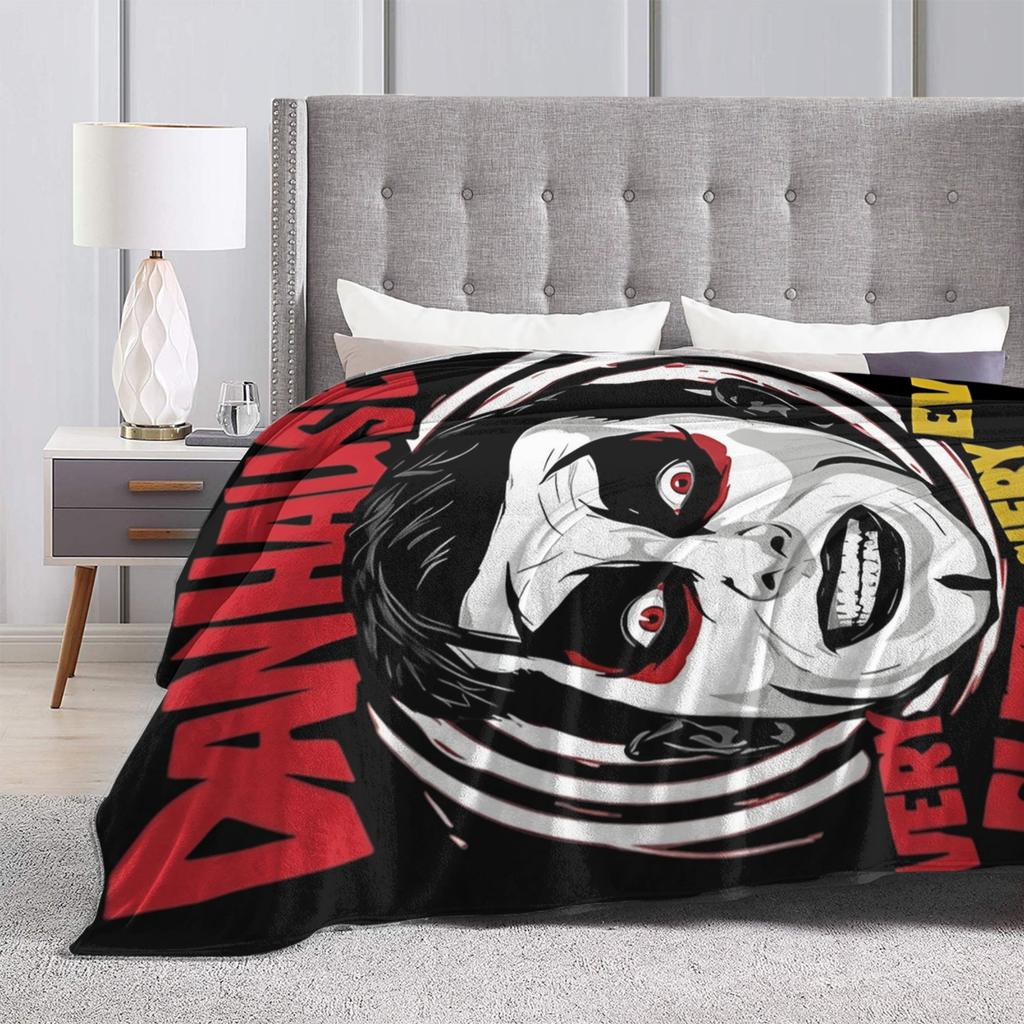 Danhausen Very Nice Very Evil Blanket Flannel Autumn  Multifunction Lightweight Throw Blanket for Bedding Bedroom Rug Piece