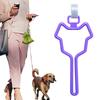 Dog Poop Bag Holder Hands-Free Dog Leash Dispenser Pet Waste Carrier Clip Outdoor Walking Puppy Poop Bags Clip Easy To Carry
