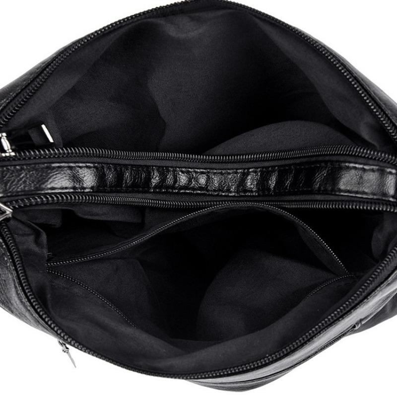 Women's Bag, Retro and Fashionable Crossbody Bag, Women's Washed Soft Leather Feel, Mother's Bag, Single-shoulder Bag