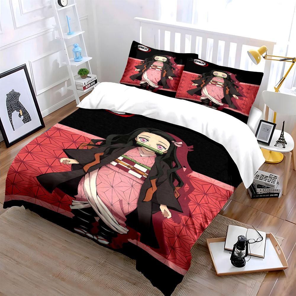 Anime character with patterns. Bedding sets Duvet cover sets Duvet covers Pillowcases(1*Duvet Cover 2*Pillowcases without duvet insert)