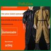 Full Fishing Pvc Body Waders Thickened Onepiece Wading Pants For Fishing And Lotus Root Digging