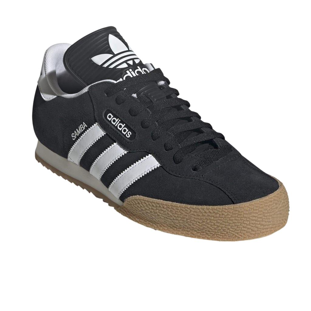 Adidas Boys Samba 3 Stripes Suede Trainers