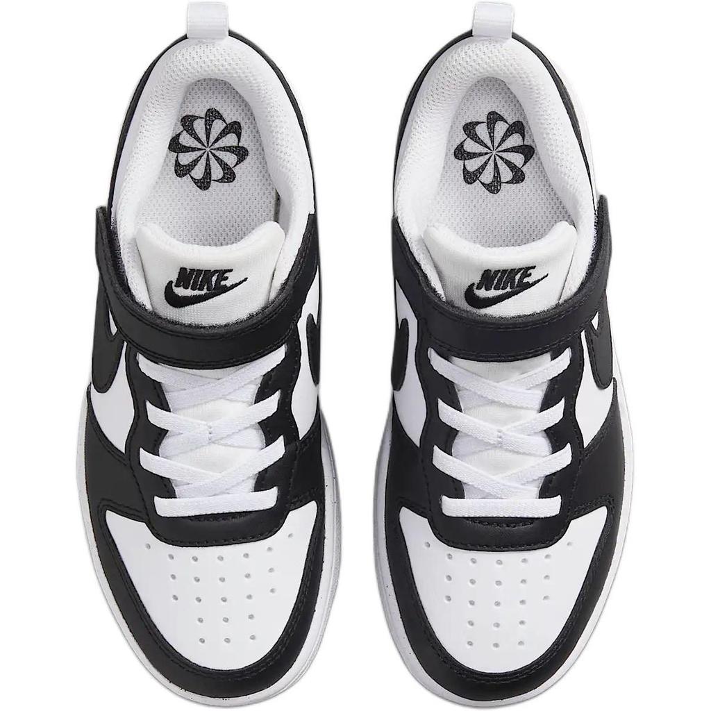 Nike Pantofi de Skateboard Court Borough pentru Copii Alb Negru Copii cu Vârsta de 3-7 Ani DV5457-131