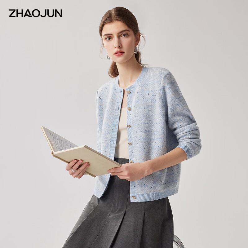 Zhaojun Women's 100% Cashmere Cardigan Jacket