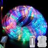 Waterproof Outdoor LED Solar Tube String Lights: Courtyard & Festival Decor