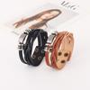 Hot Selling Genuine Leather Woven Cowhide Bracelet