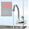 Instant Electric Water Heater Faucet With Digital Display Hot Cold Tap For Kitchen Sink 3000W Rapid Heating Stainless Steel
