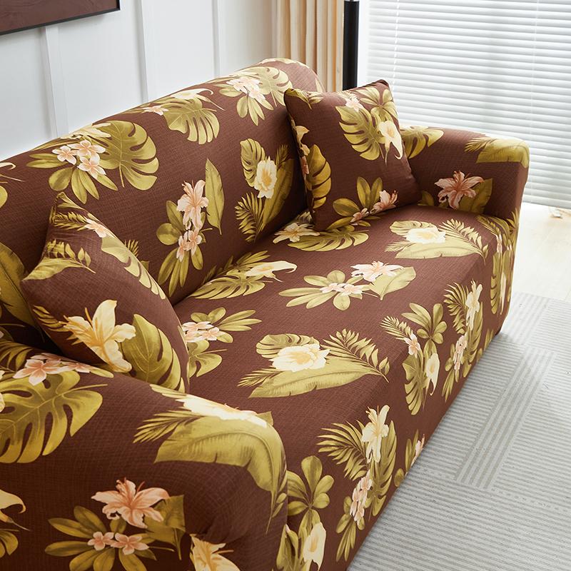 Printed Sofa Slipcover Stretch Sofa Covers For Living Room Pets Kids Chair Couch Cover I Shape Corner Sofa Anti-Cat Scratch