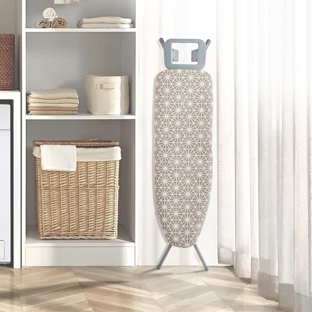 VEVOR Ironing Board with Large 51 x 13 Ironing Surface, Thickened 4 Layers Iron Board with Heat Resistant Cover and 100% Cotton Cover