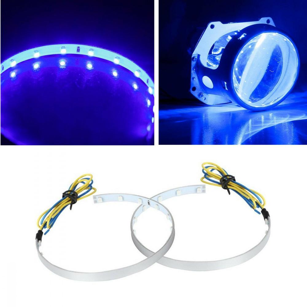 Blue 12 Led Demon Eyes High Power 12V For Parking Lights, Daytime Running Lights